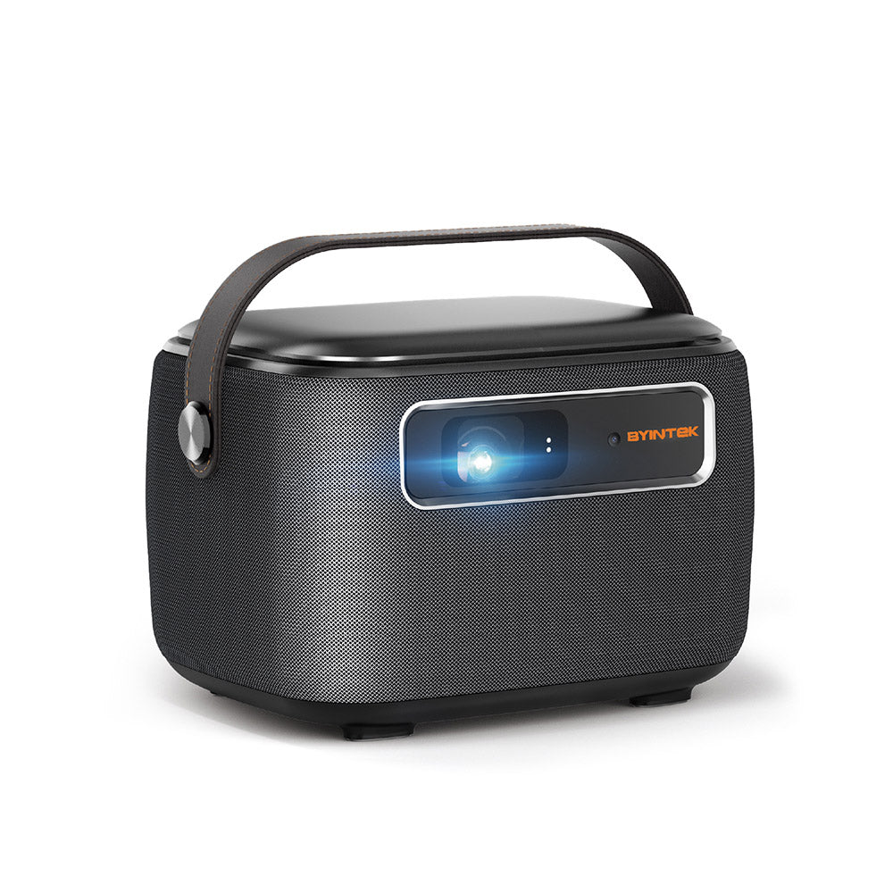 BYINTEK R20 Max Mini Projector, Smart WiFi DLP Projector, Android 11.0, 15600mAh Battery,  3D Theater