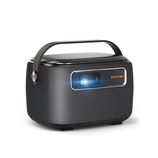 BYINTEK R20 Max Mini Projector, Smart WiFi DLP Projector, Android 11.0, 15600mAh Battery,  3D Theater