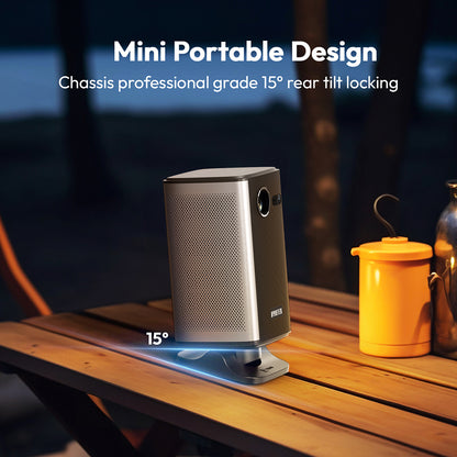 BYINTEK P70X Mini Projector  4K 3D Portable Built-in Battery Outdoor & Home Theater