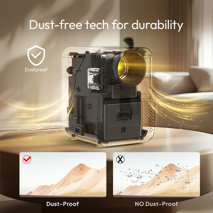 LOVE U4 Mini Home Theater Projector 1080P 4k Mini Projector Android WIFI， Fully Sealed Dustproof