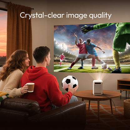 LOVE U4 Mini Home Theater Projector 1080P 4k Mini Projector Android WIFI， Fully Sealed Dustproof